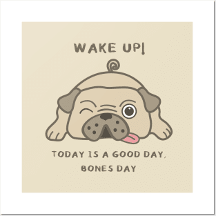 Wake up! Dog Posters and Art